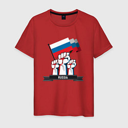 Мужская футболка Кулаки Русская сила
