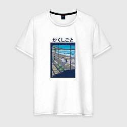 Мужская футболка Химэ и Какуси возле моря - Скрытые вещи