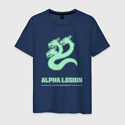 Мужская футболка Альфа легион винтаж лого гидра