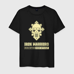 Мужская футболка Железные воины хаос винтаж лого