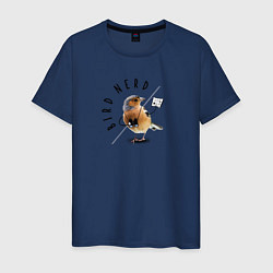 Мужская футболка Птица ботаник
