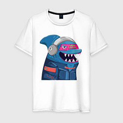 Мужская футболка Борзый кульный акулёныш