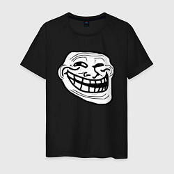 Мужская футболка Тролльфейс улыбается мем