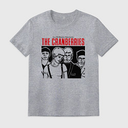 Футболка хлопковая мужская Sus 50 mejores canciones - The Cranberries, цвет: меланж