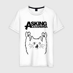 Мужская футболка Asking Alexandria - rock cat