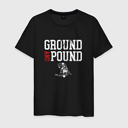 Мужская футболка Ground And Pound Добивание ММА
