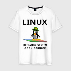 Мужская футболка Пингвин линукс
