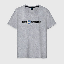 Мужская футболка Old school, шеврон старой школы