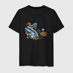 Мужская футболка Рыба и наживка