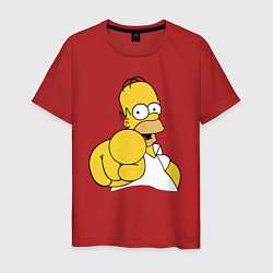 Мужская футболка Гомер Симпсон указывает пальцем
