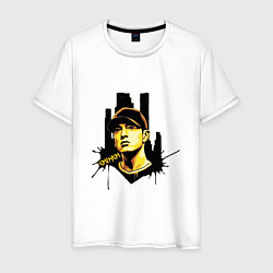 Мужская футболка Eminem rap black