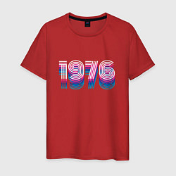 Мужская футболка 1976 год retro neon