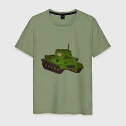 Мужская футболка Самый обычный танк