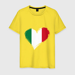 Мужская футболка Сердце - Италия