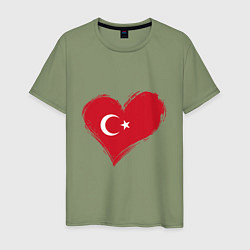 Мужская футболка Сердце - Турция