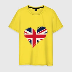 Мужская футболка Сердце - Британия