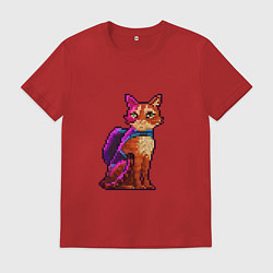 Мужская футболка Stray pixel art