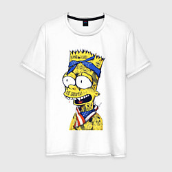 Мужская футболка Барт Симпсон в татуировках - Hype