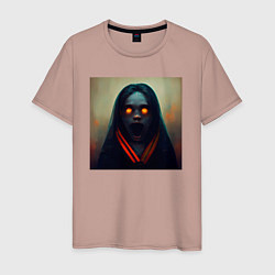 Мужская футболка Портрет ужасной ведьмы