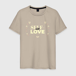 Мужская футболка Self love club