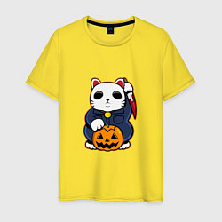 Мужская футболка Cat Halloween