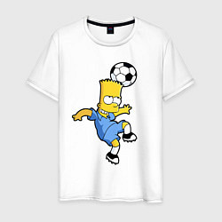 Мужская футболка Барт Симпсон - игра головой!