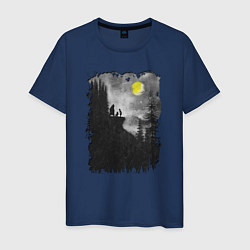 Мужская футболка Воем на луну