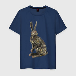 Мужская футболка Бронзовый заяц - скульптура - art