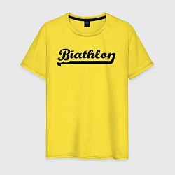 Мужская футболка Biathlon logo