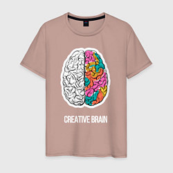 Мужская футболка Creative Brain