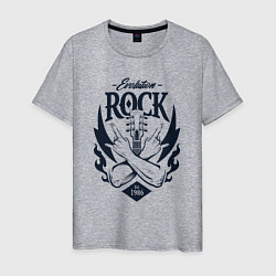 Мужская футболка Rock evolution