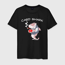 Мужская футболка Карточная акула с сигарой
