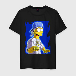 Мужская футболка Крутой Барт Симпсон - Dude