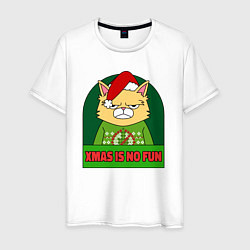 Мужская футболка Xmas is no fun
