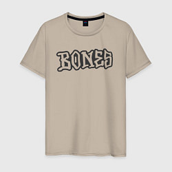 Мужская футболка Bones надпись
