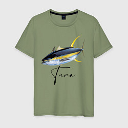 Мужская футболка Желтопёрый океанский тунец