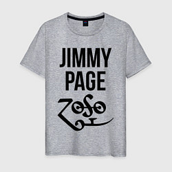 Мужская футболка Jimmy Page - Led Zeppelin - legend