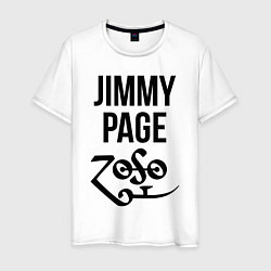 Мужская футболка Jimmy Page - Led Zeppelin - legend