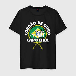 Мужская футболка Capoeira - Cordao de ouro flag of Brazil