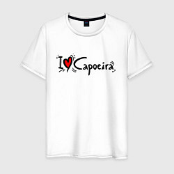 Мужская футболка I love Capoeira martial art