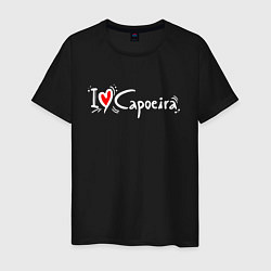 Мужская футболка I love Capoeira martial arts