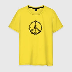Мужская футболка Пацифика символ мира