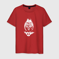 Футболка хлопковая мужская Evil owl, цвет: красный