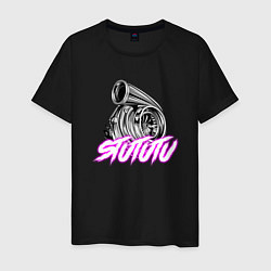 Мужская футболка JDM турбина stututu