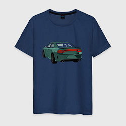 Мужская футболка Dodge Charger SRT American Car