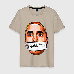 Мужская футболка My name is - Eminem