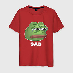 Мужская футболка Sad Pepe art