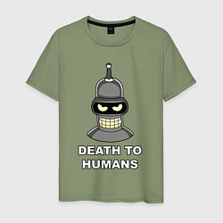 Мужская футболка Bender - death to humans