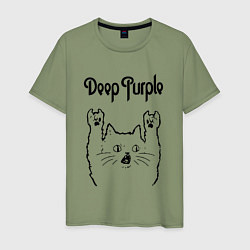 Мужская футболка Deep Purple - rock cat