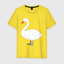 Мужская футболка Бeлый лебедь